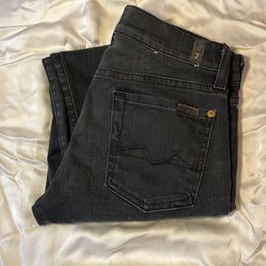 Seven for all mankind grey skinny jeans
